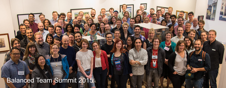 Group photo Balanced Team Summit 2015